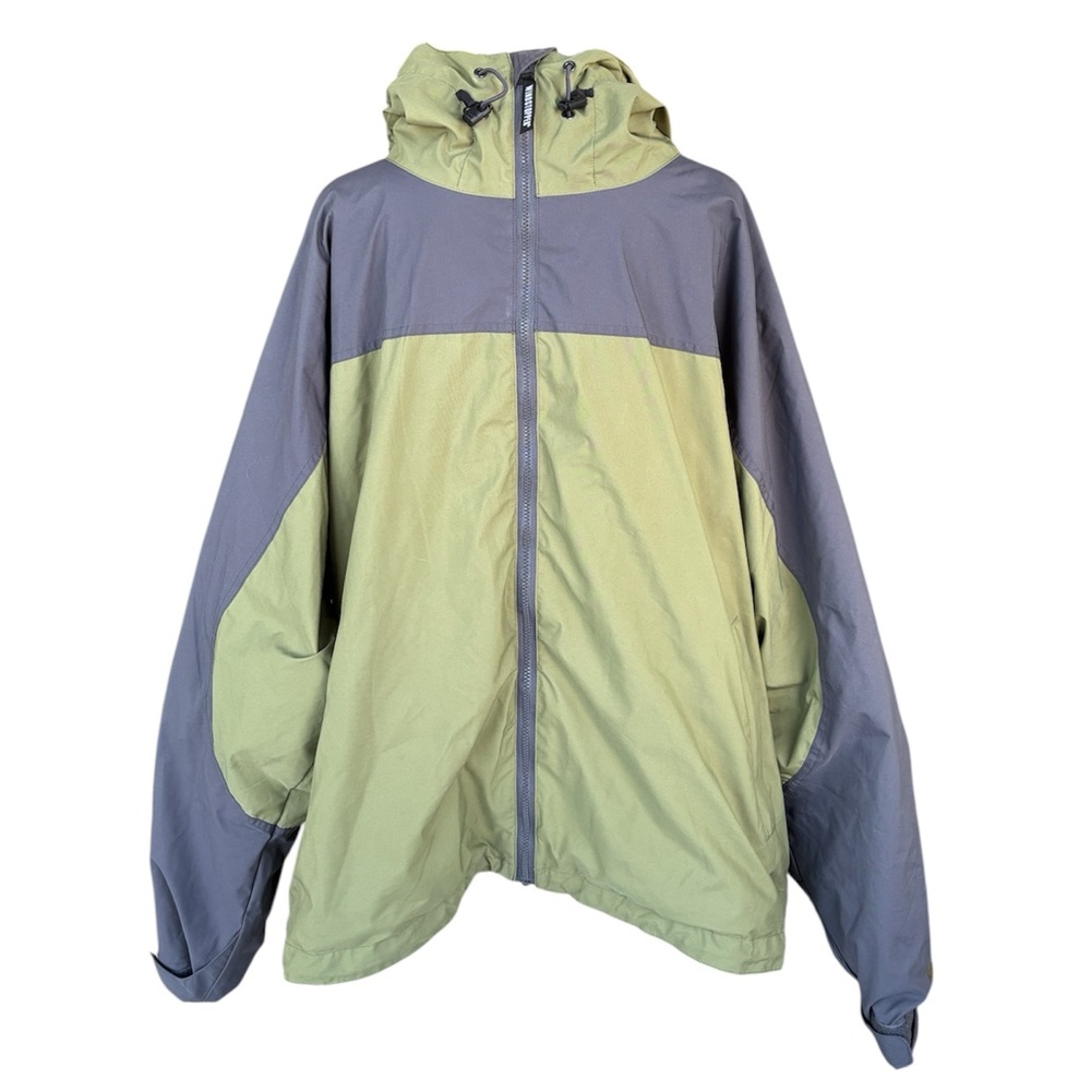 Cabela’s Windstopper Hooded Weather-Resistant Jacket Olive & Gray XL